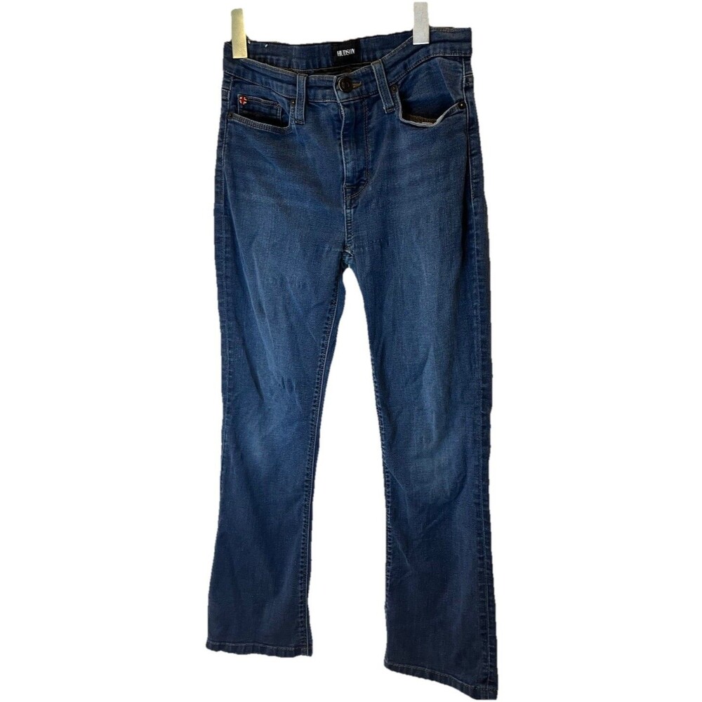 Hudson Women's Love Bootcut Jeans Size 28 Dark Wash Mid Rise Stretch Denim